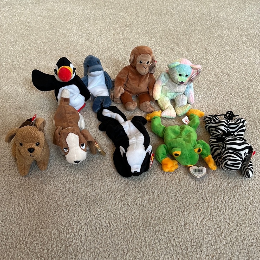 Ty Beanie Baby Lot of 9!